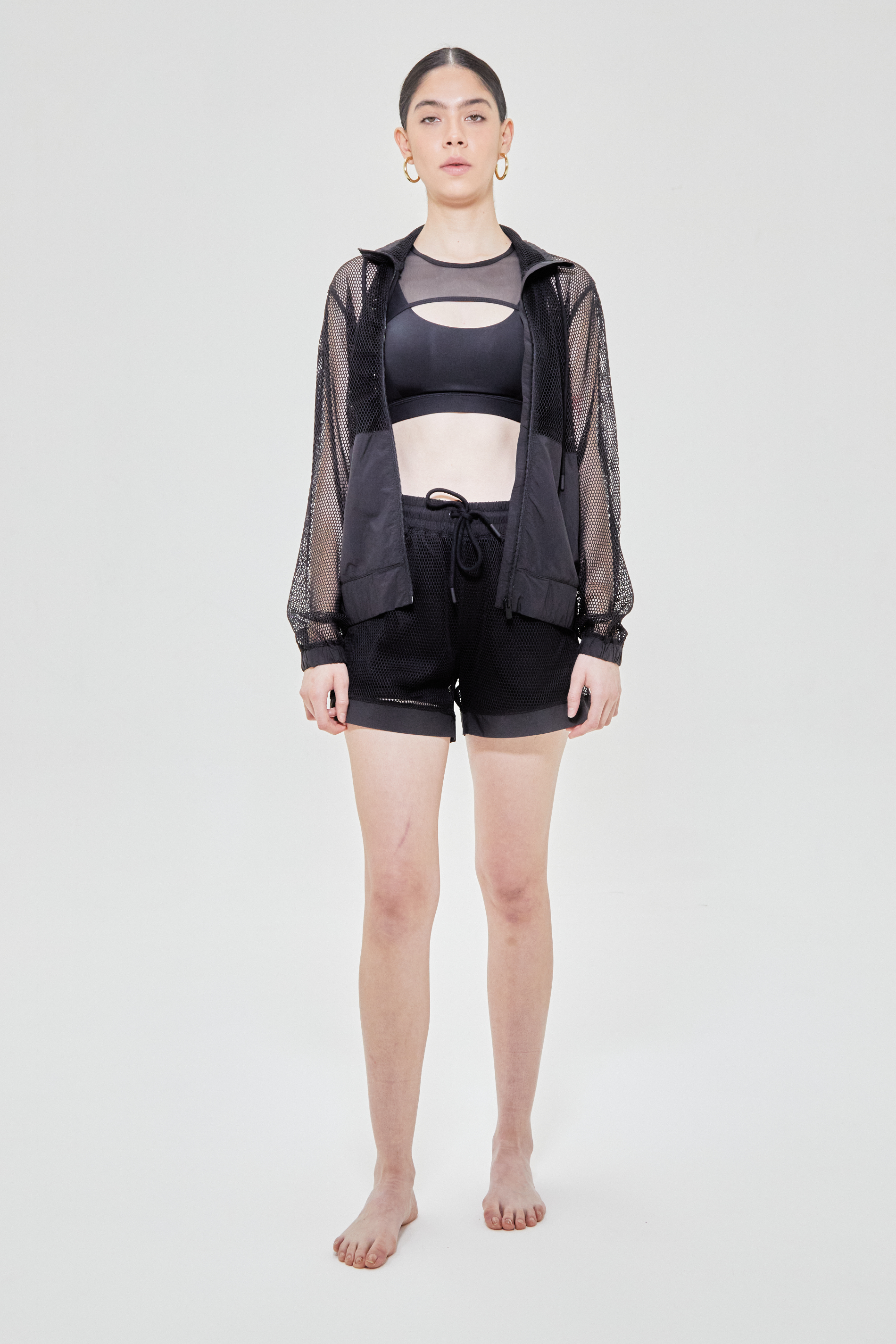 Shorts Frescos Negros