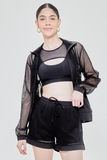 Shorts Frescos Negros