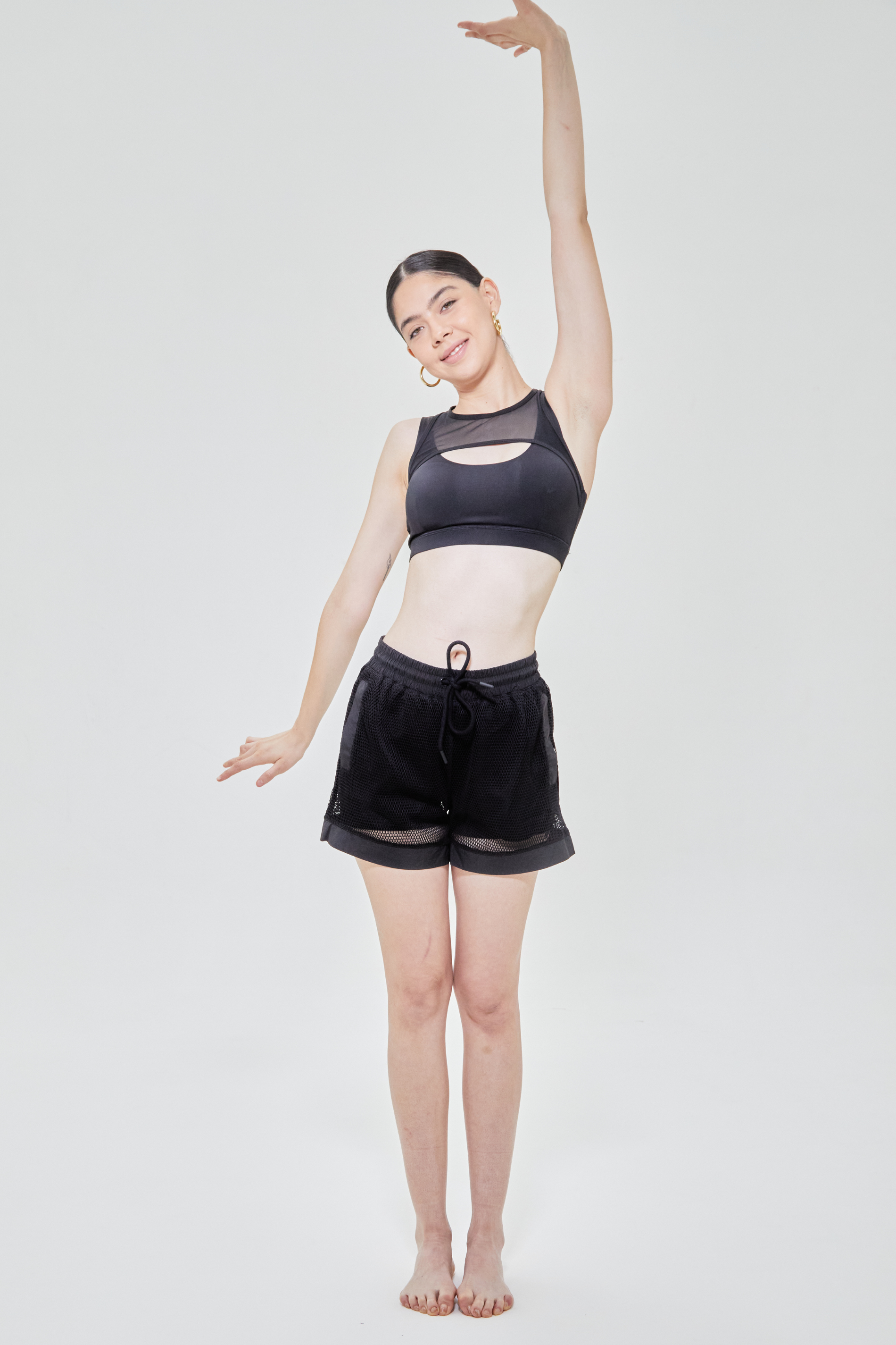 Shorts Frescos Negros