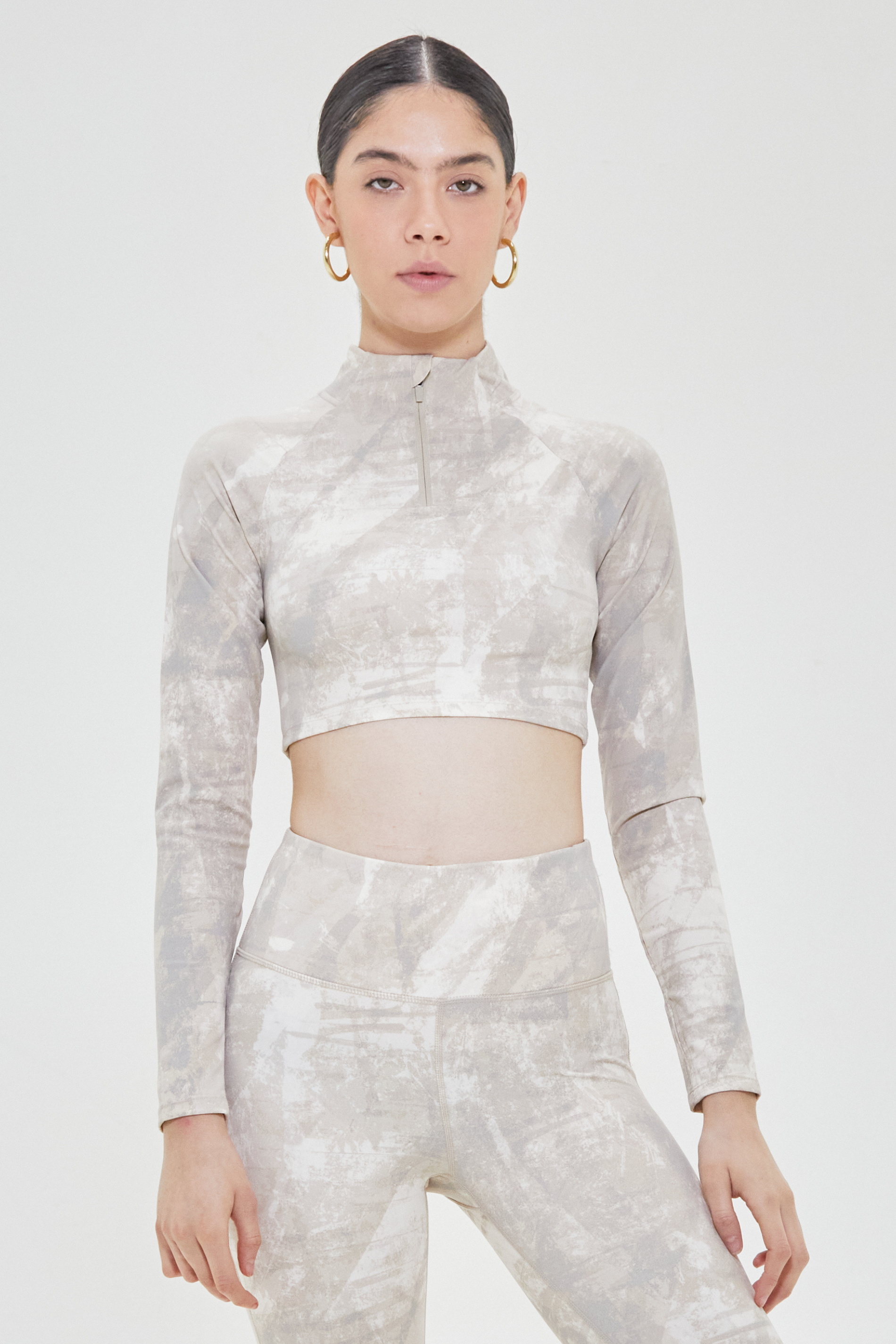 Chamarra Marmol Cropped