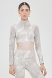 Chamarra Marmol Cropped