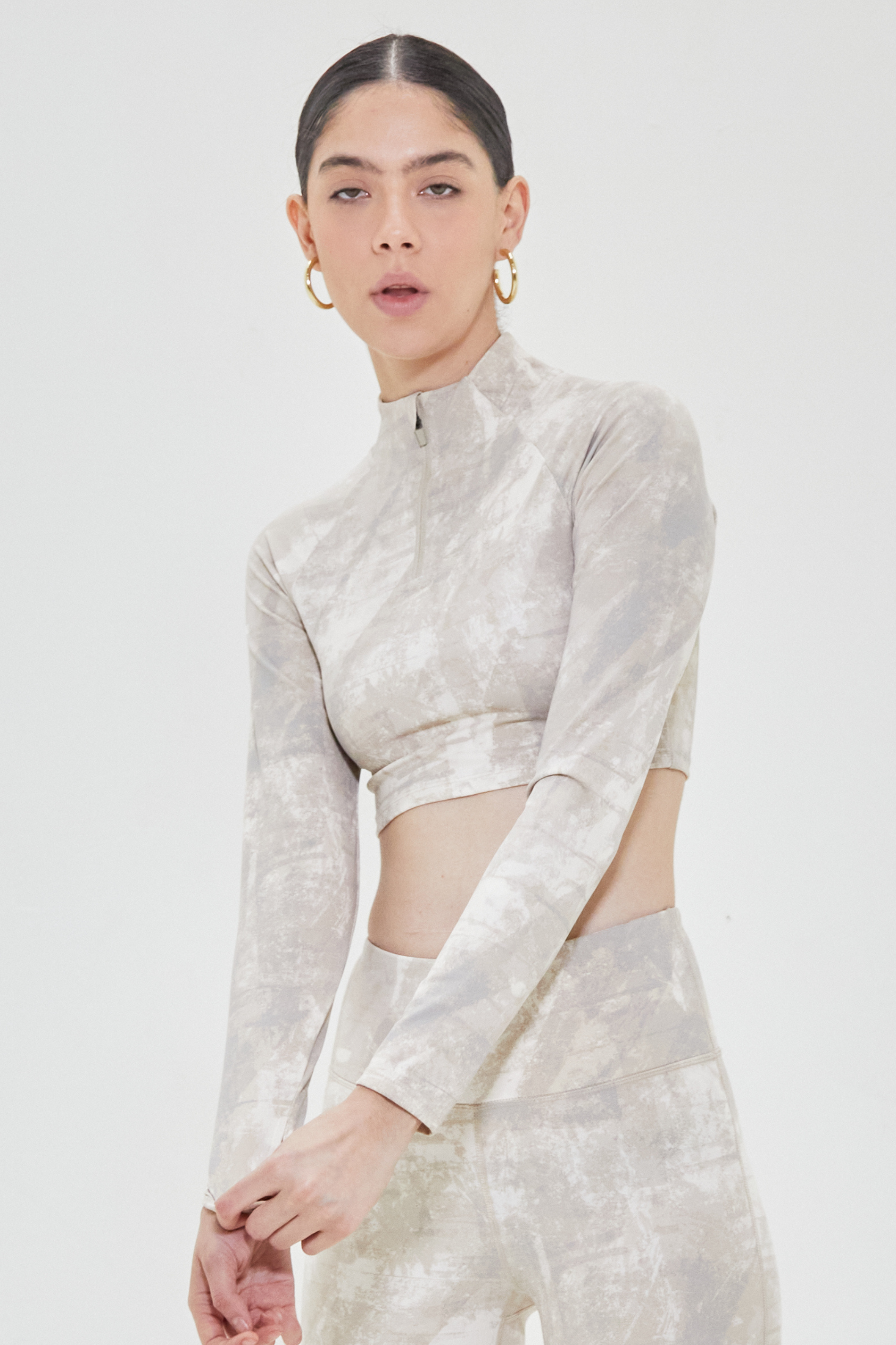 Chamarra Marmol Cropped