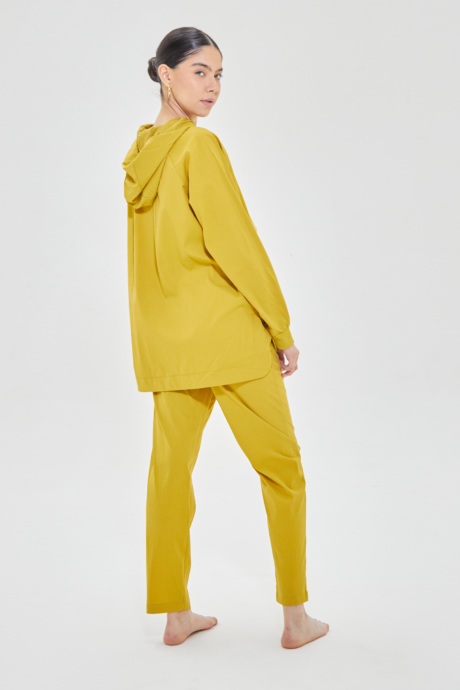 Chamarra Cómoda Amarilla