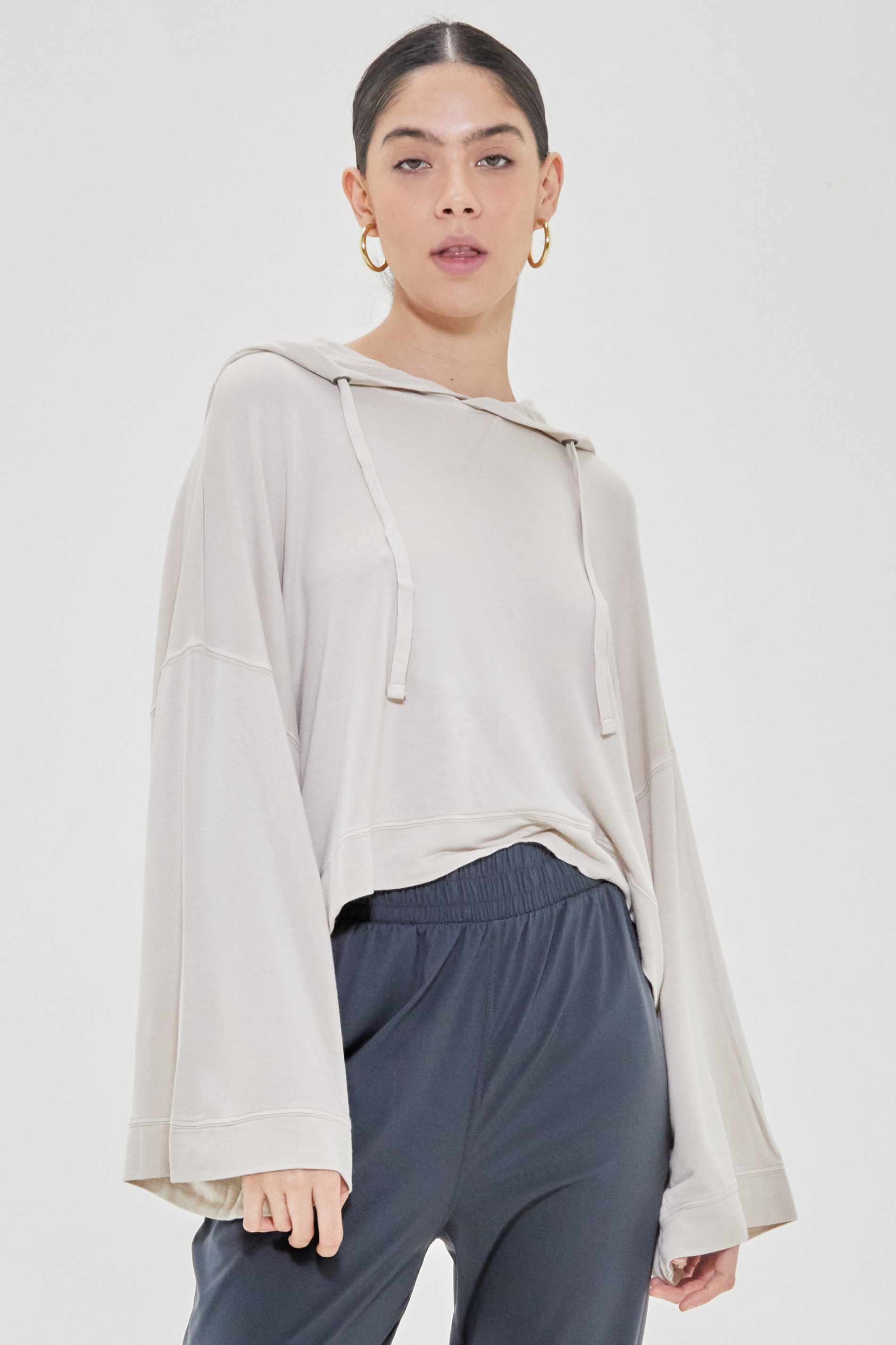 Sudadera Acampanada Cropped