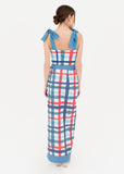 Red Plaid Cover Up