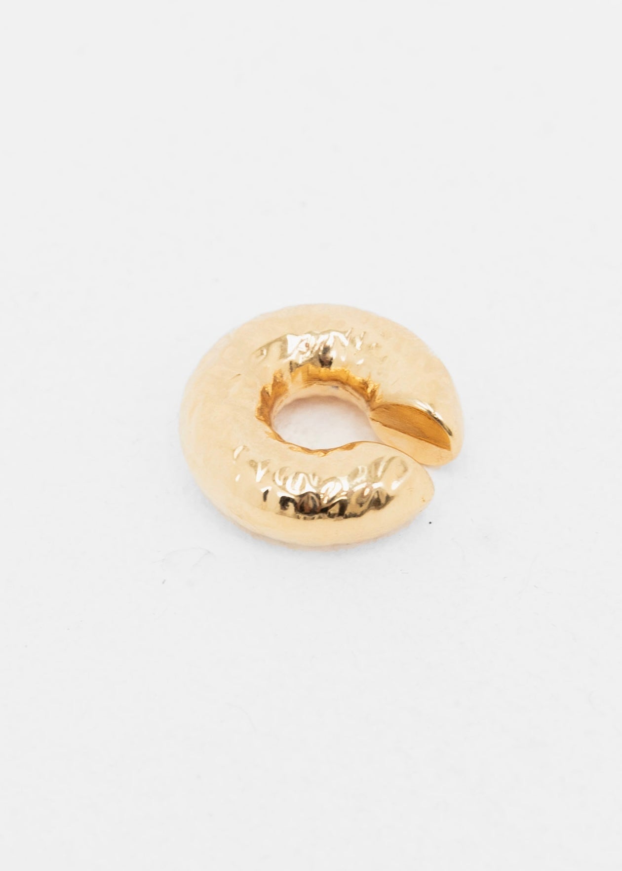 Earcuff Textura Dorada