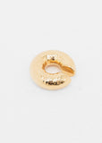 Earcuff Textura Dorada