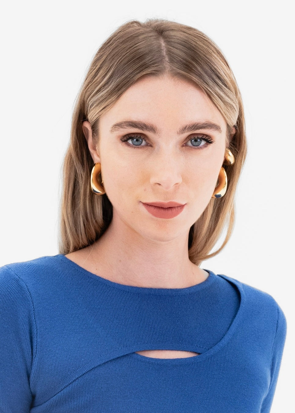 Earcuff Textura Dorada