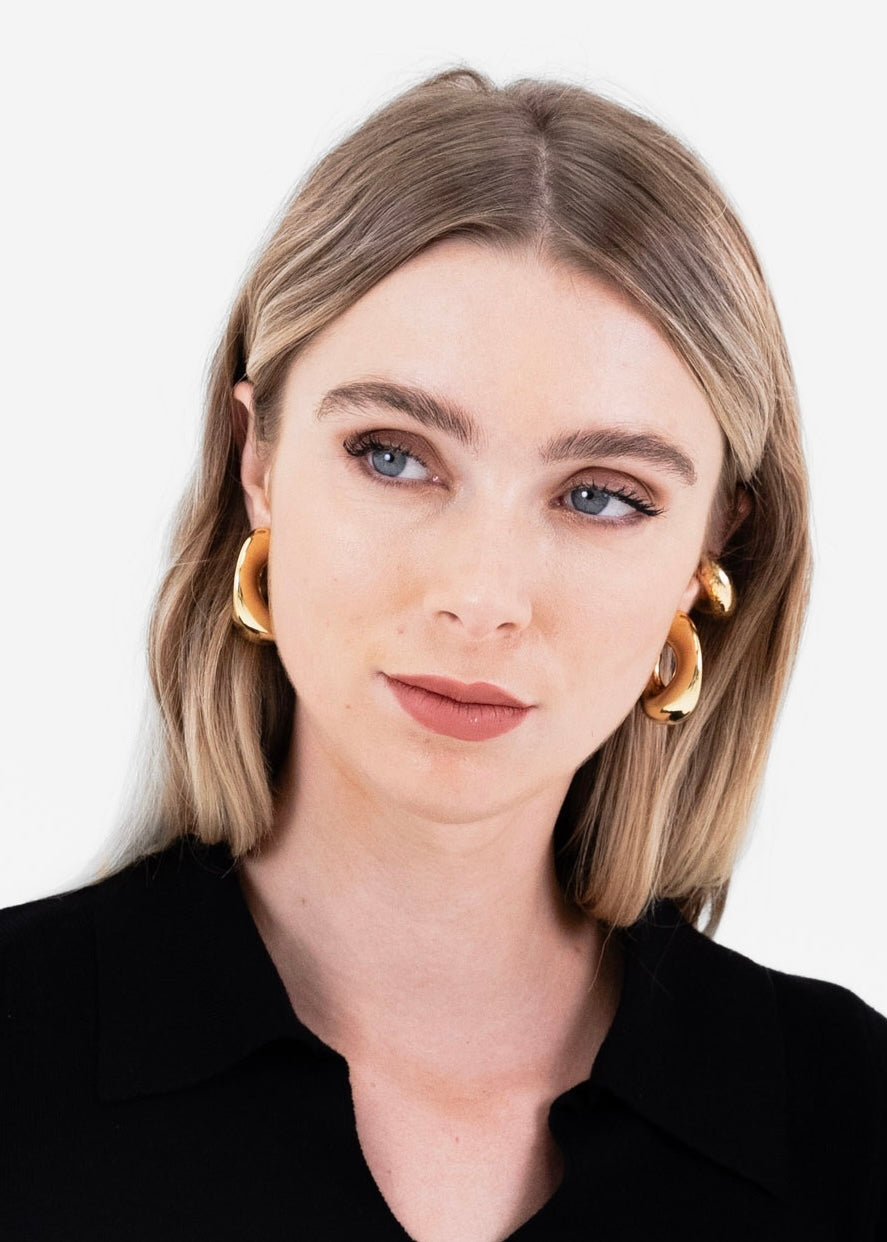 Earcuff Textura Dorada