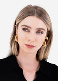Earcuff Textura Dorada