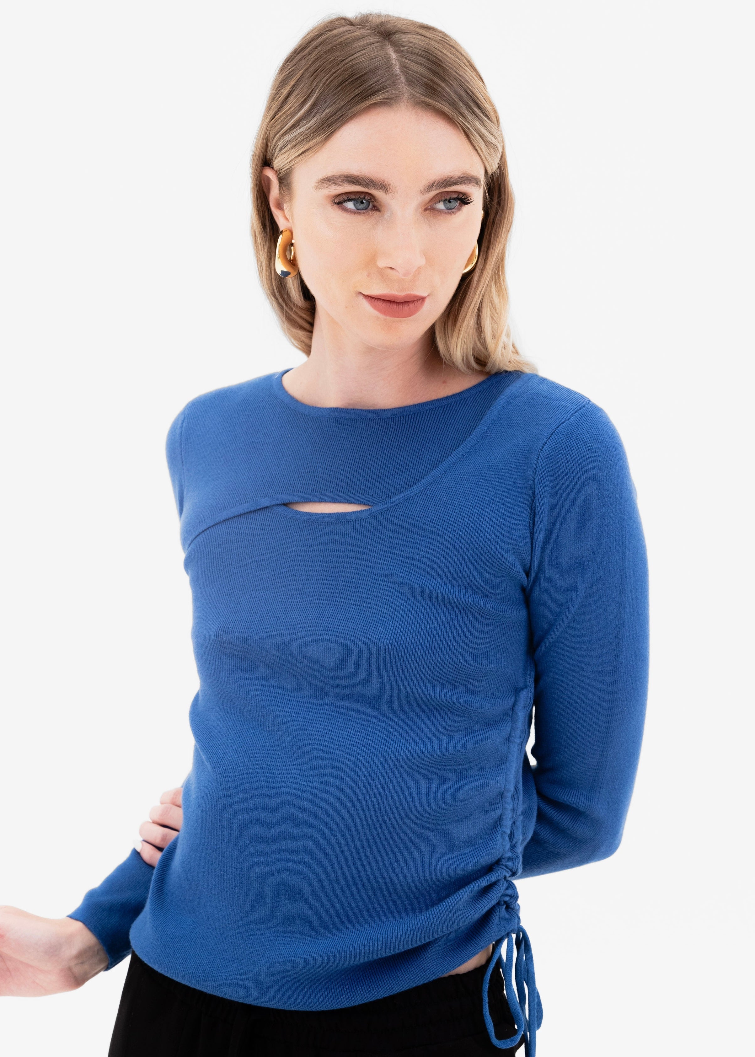 Side Ruched Top
