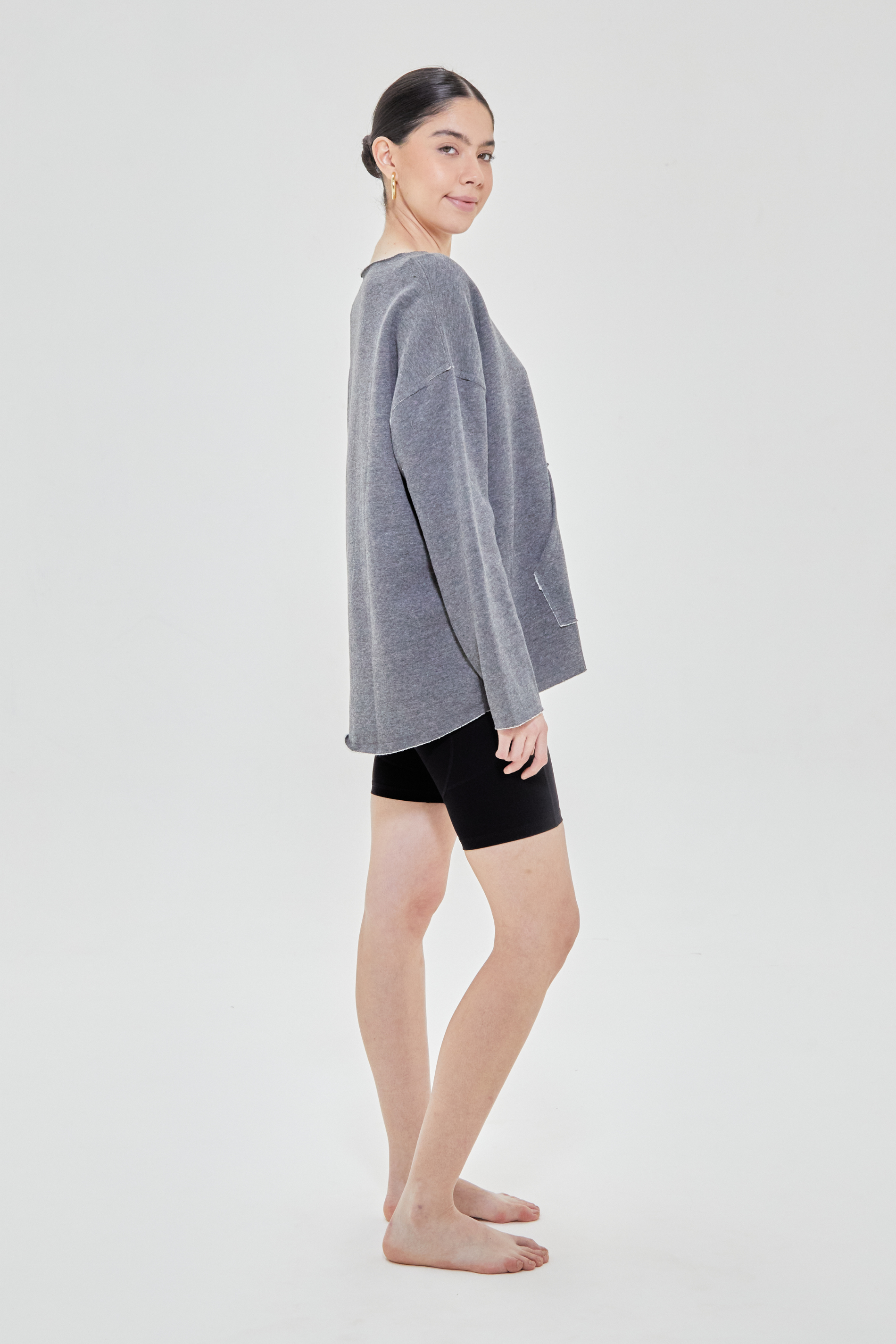 Soft grey sweatshirt hotsell