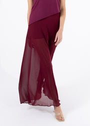 Burgundy Skirt