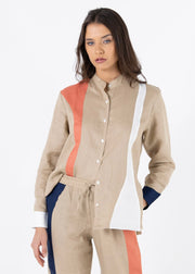 Linen Nude Shirt