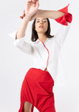 Red Linen Shirt