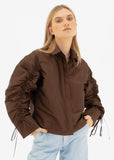 Brown Satin Jacket