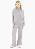 Knitted Turtle Neck Set