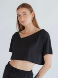 Sustainable Cropped T-Shirt Black