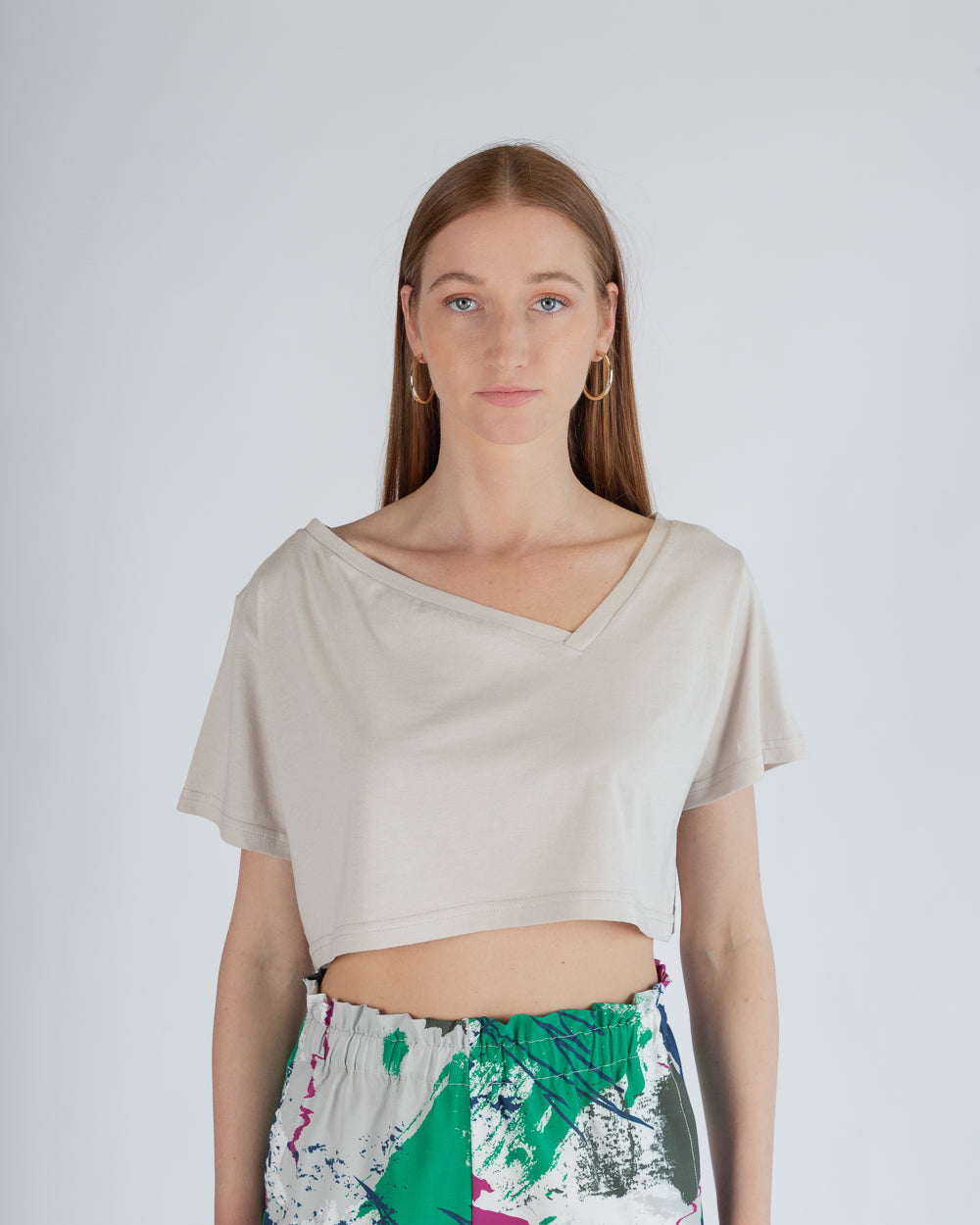 T-Shirt Cropped Sostenible
