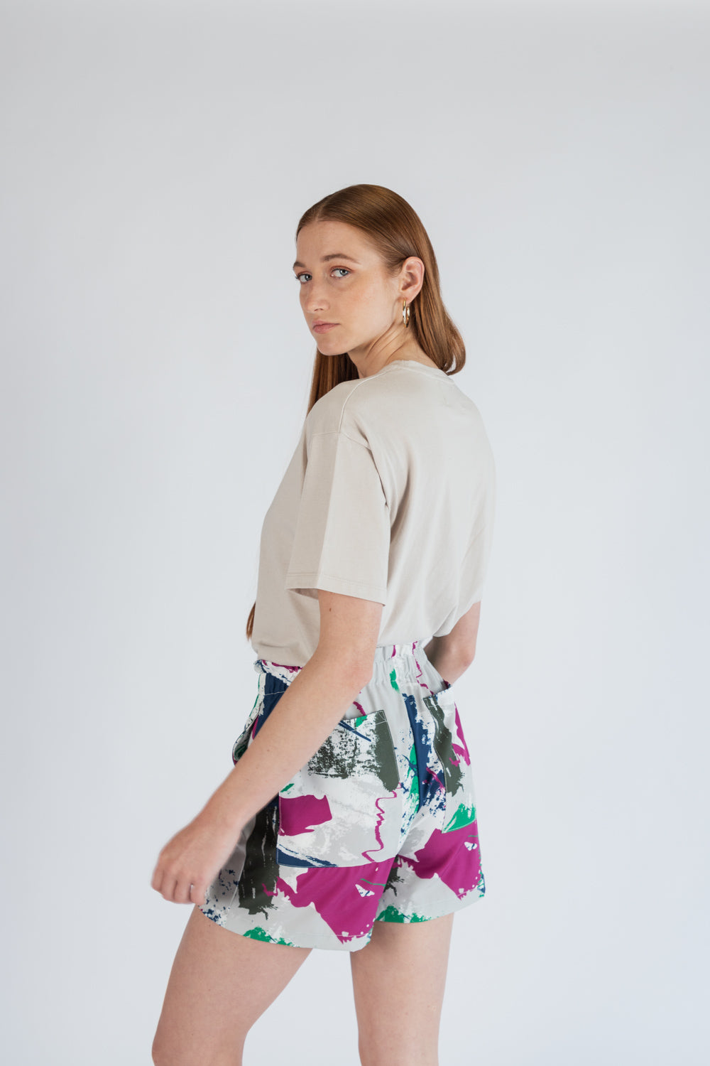 Printed Oversized Shorts – Mindai Clothing